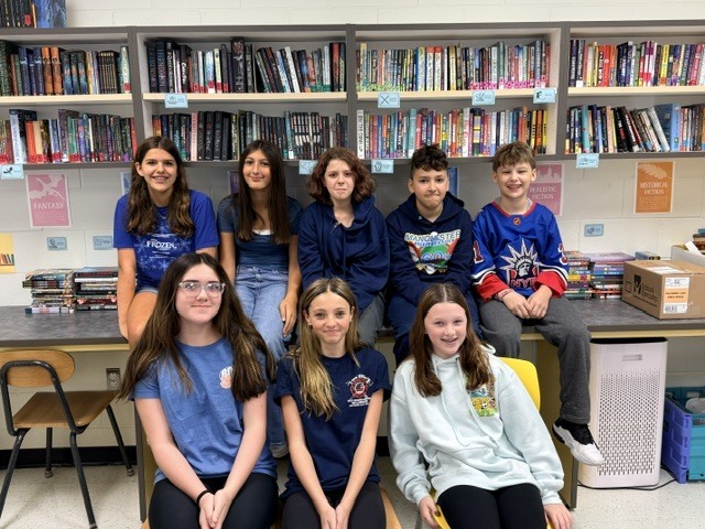 MTMS students wear blue as part of a spirit day for the Week of Respect
