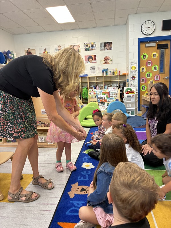 Students learn about the butterfly life cycle