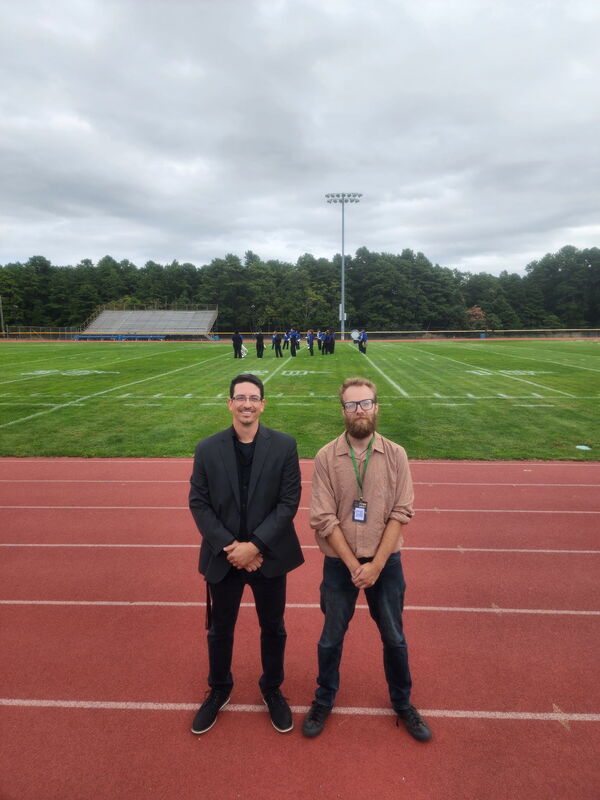 Marching Hawks Band Director with Event Admin
