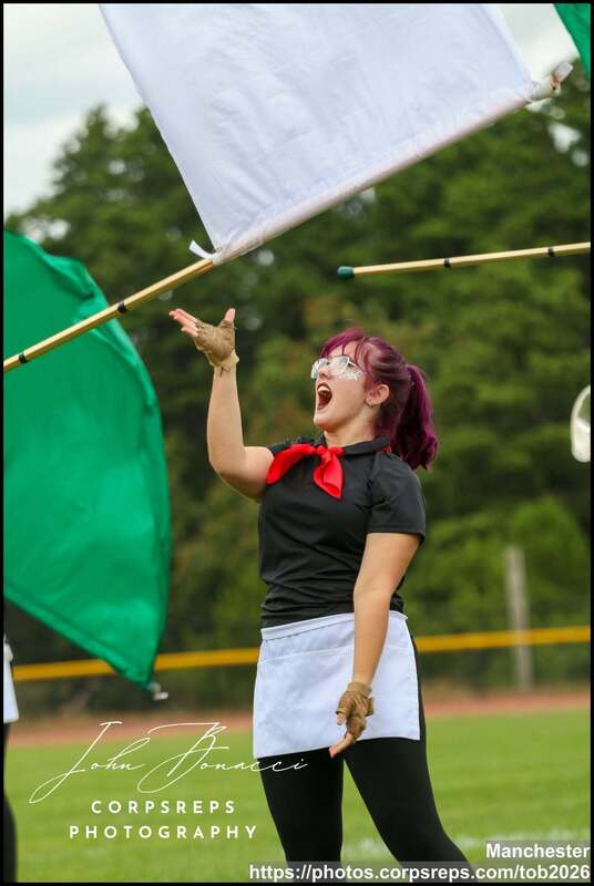 Marching Hawk performing