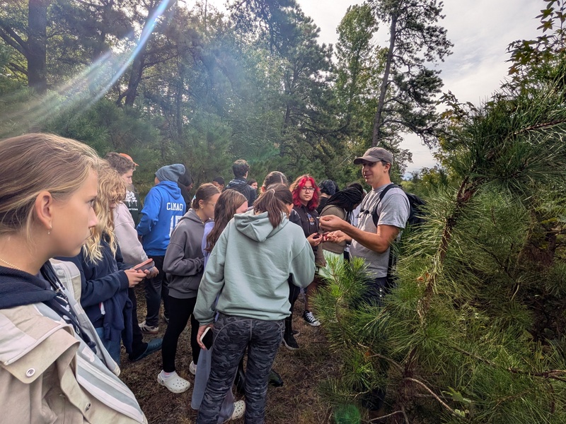 Eco Explorers on Trail