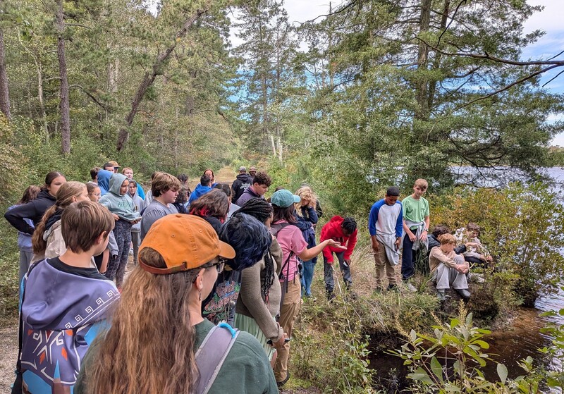 Eco Explorers on the trail