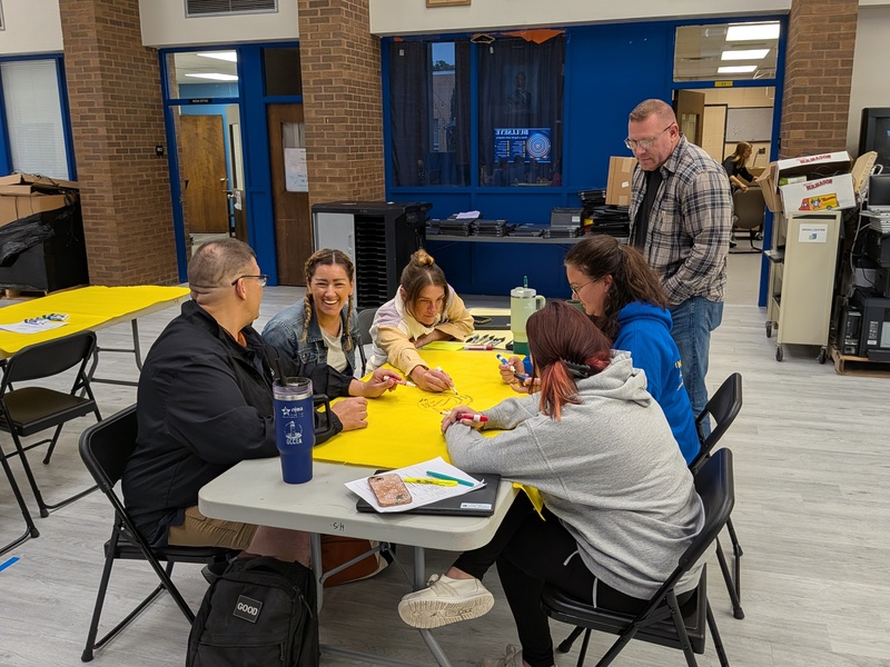 MTHS staff at a professional development session