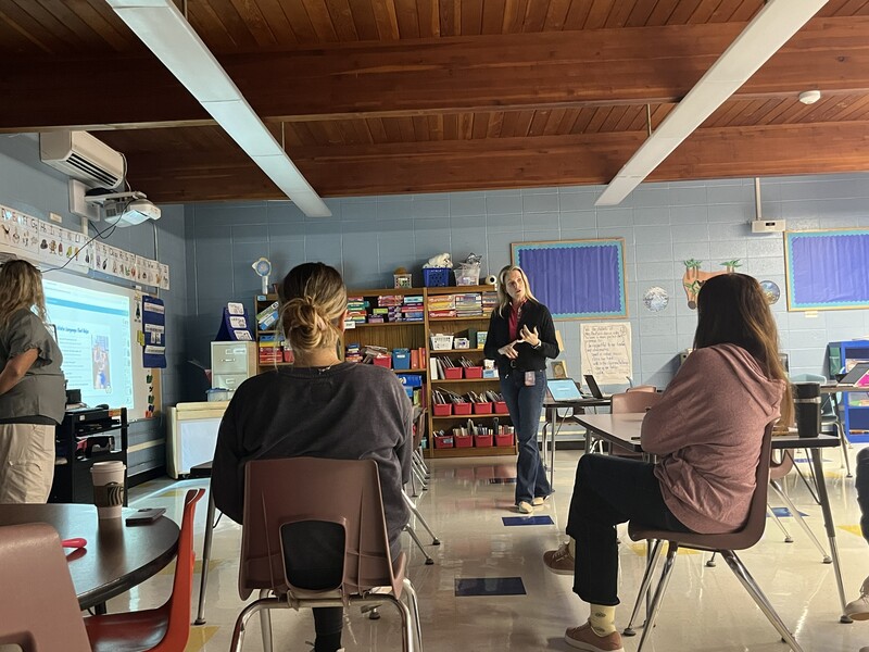 RES staff at a professional development session
