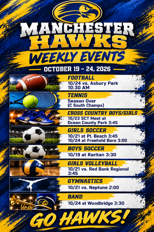 Athletic Schedule for 10-19