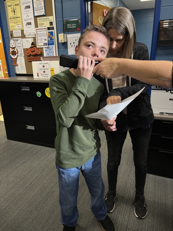Students delivering speeches for RDS student council