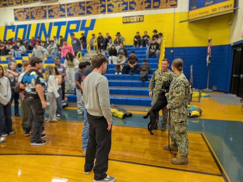 JB-MDL K-9 Handlers at MTHS Assembly