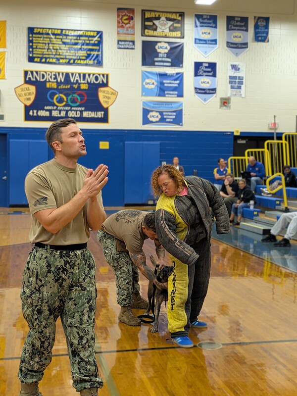JB-MDL K-9 Handlers at MTHS Assembly