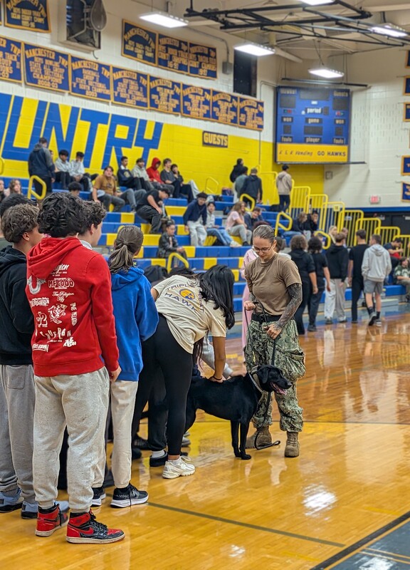 JB-MDL K-9 Handlers at MTHS Assembly