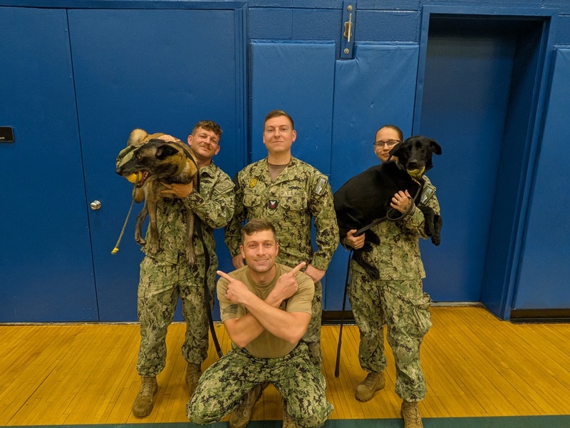 JB-MDL K-9 Handlers at MTHS Assembly
