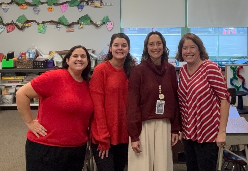 MTSD staff wearing red