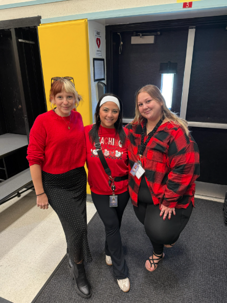 MTSD staff wearing red