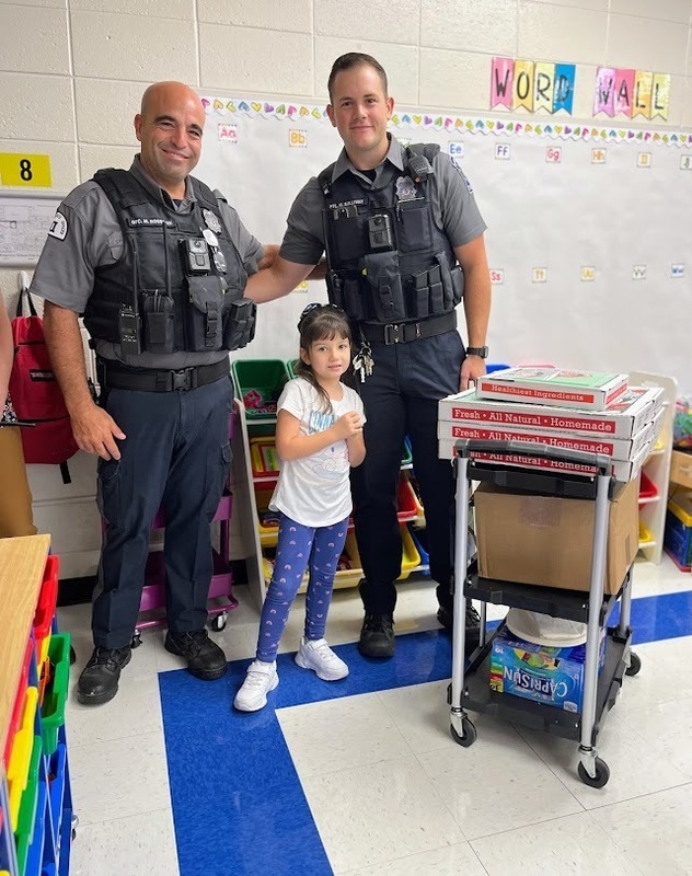 MTPD Pizza Surprise to RES