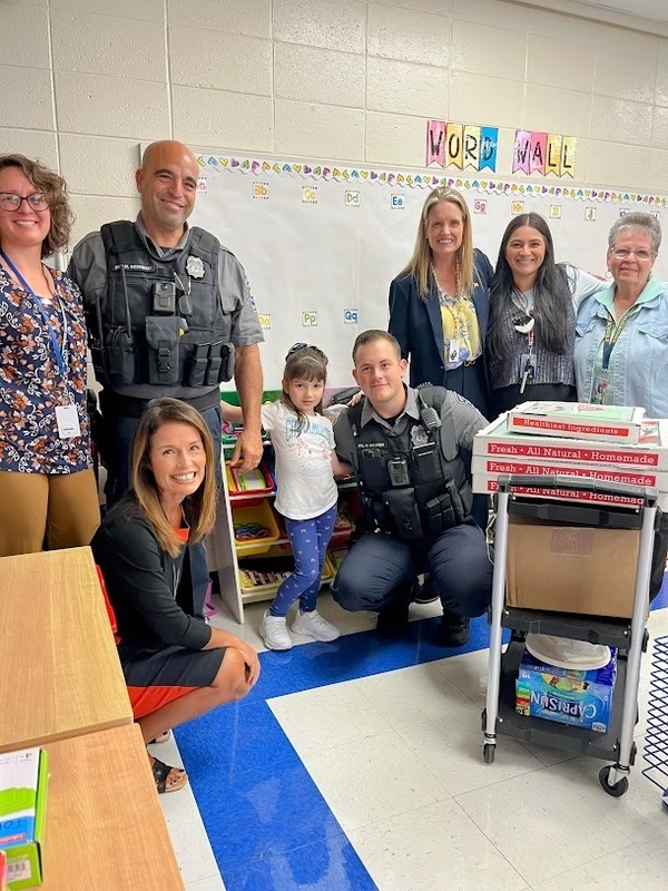 MTPD Pizza Surprise to RES