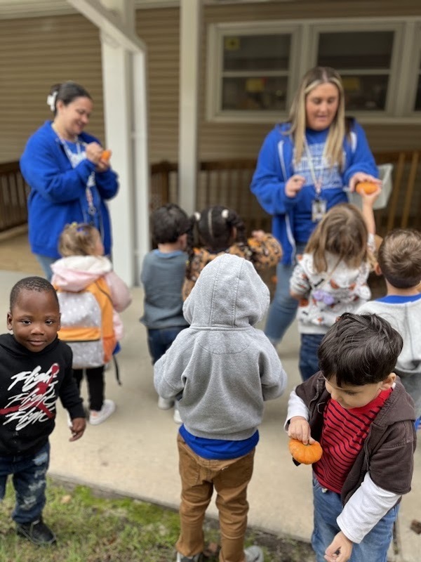 A Patch Made Just for Us: Whiting Preschoolers Enjoy Neighborly Pumpkin Fun