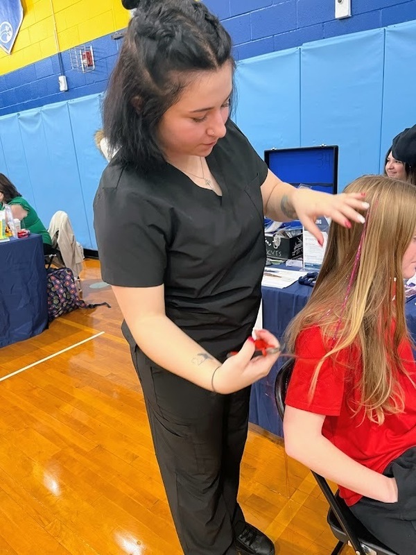 OCVTS Visits MTHS for Career Fair Showcase