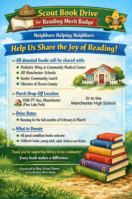 MTHS Scout Book Drive