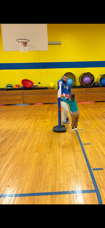 R. Morris MTMS to WES Preschool for Basketball Lesson