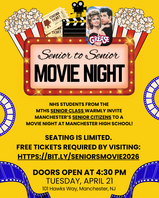 MTHS NHS Senior to Senior Movie Night