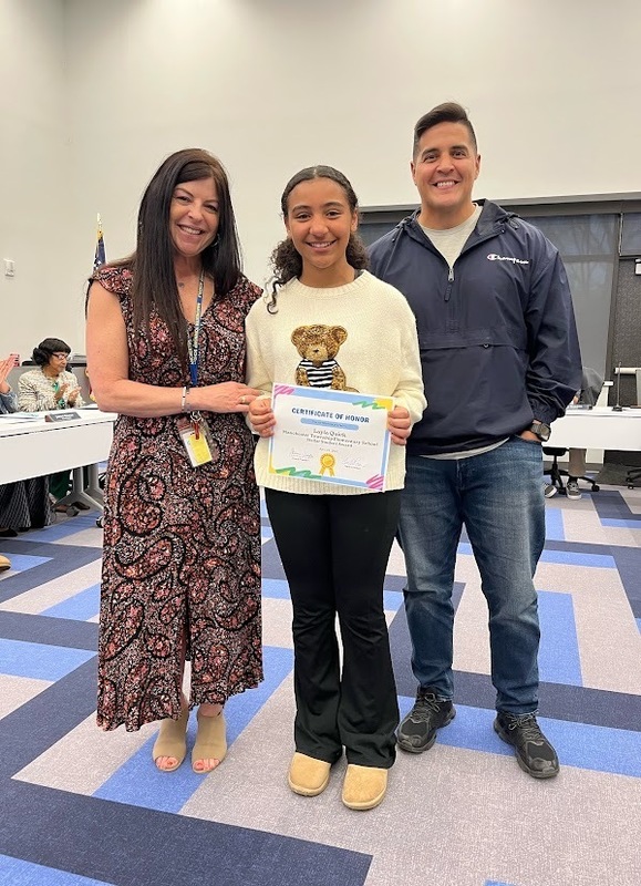 APRIL BOE MEETING STUDENT RECOGNITIONS