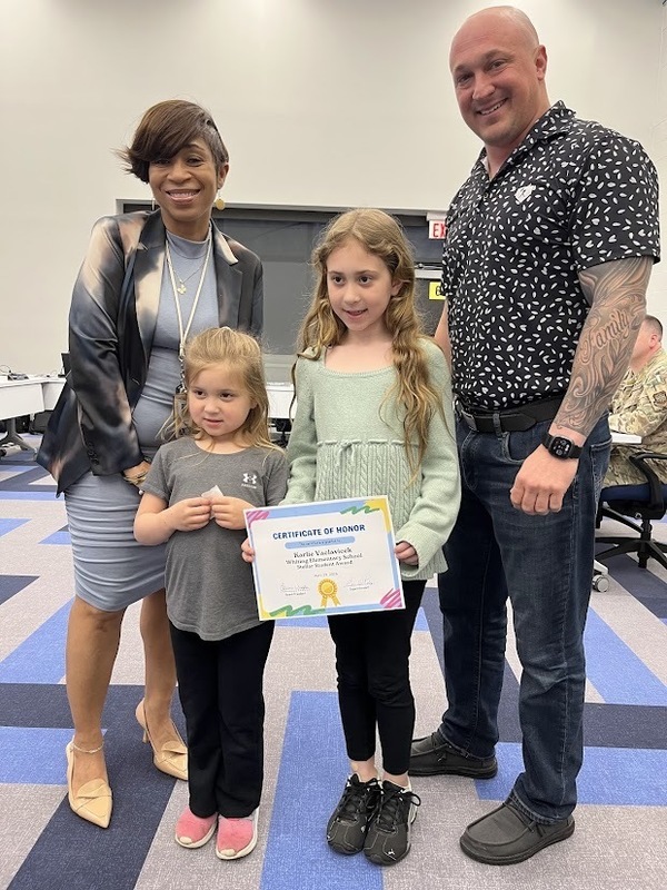 APRIL BOE MEETING STUDENT RECOGNITIONS