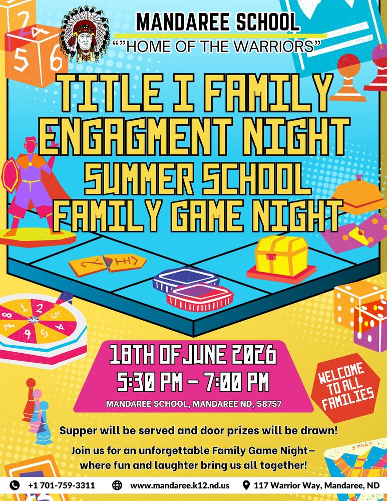 Title I Family Engagement Night Summer School Family Game Night 2026