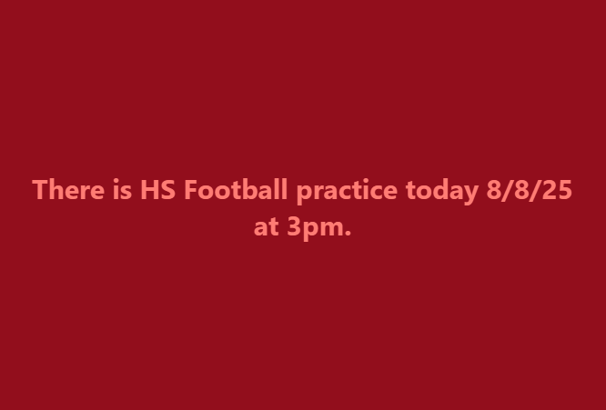 Football Practice