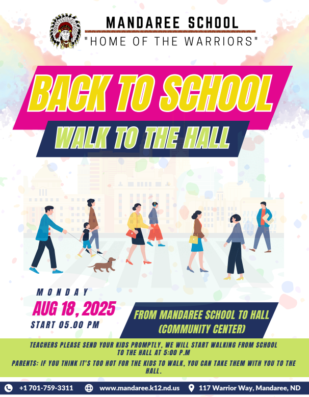 Back-to-School Walk to the Hall Poster