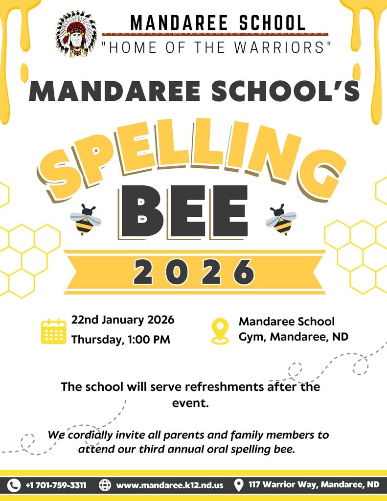 Mandaree School Spelling Bee 2026