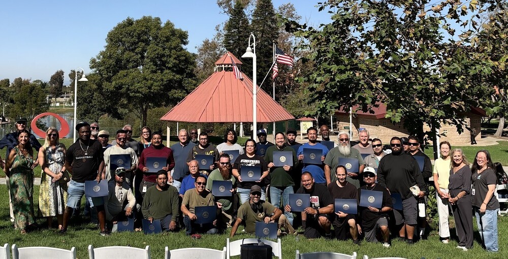 M & O staff at park