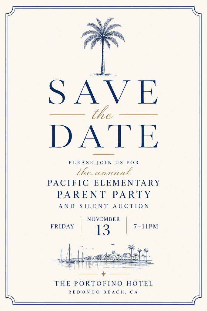 Pacific's Annual Parent Party is on November 13th