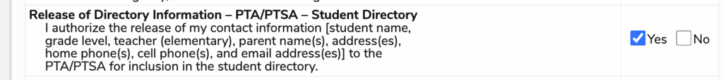 PTA Info