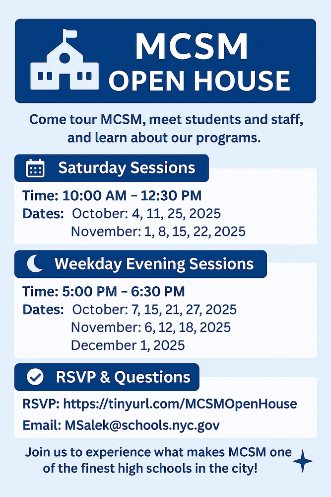 MCSM Open House