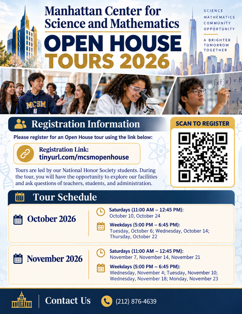 MCSM Open House Tours