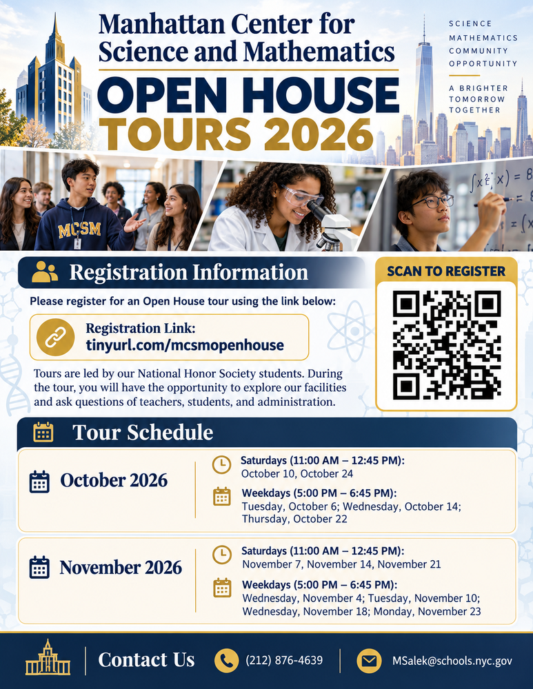 MCSM Open House Tours