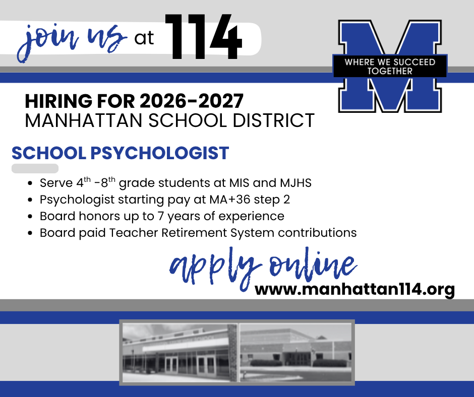 Hiring post for school psychologist