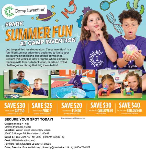 camp invention flyer