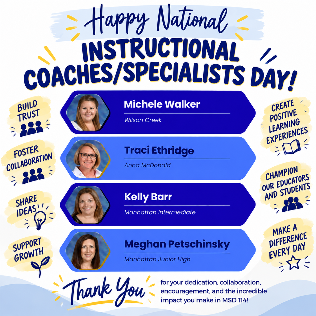 Graphic with multiple images of women, names, and roles, including "Michele Walker," "Traci Ethridge," "Kelly Barr," and "Meghan Petschinsky."