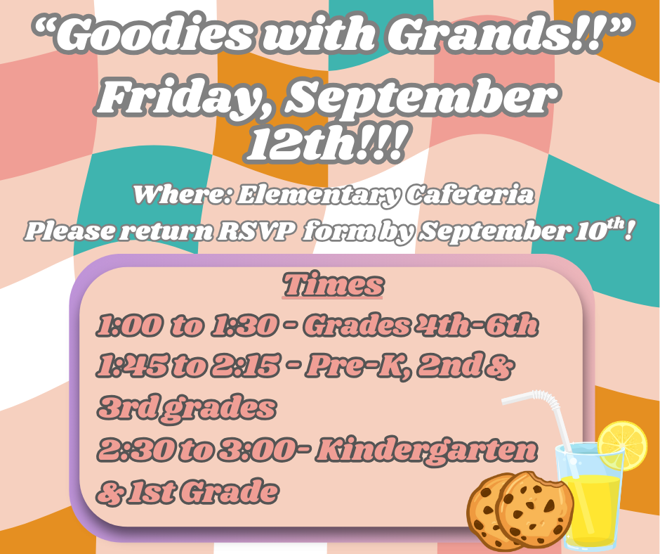 Colorful background with chocolate chip cookies and lemonade.