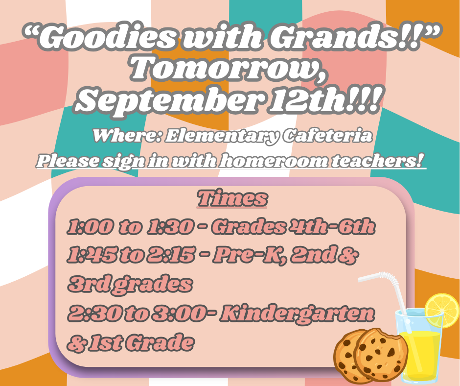 Multicolored background with lemonade and cookies. 