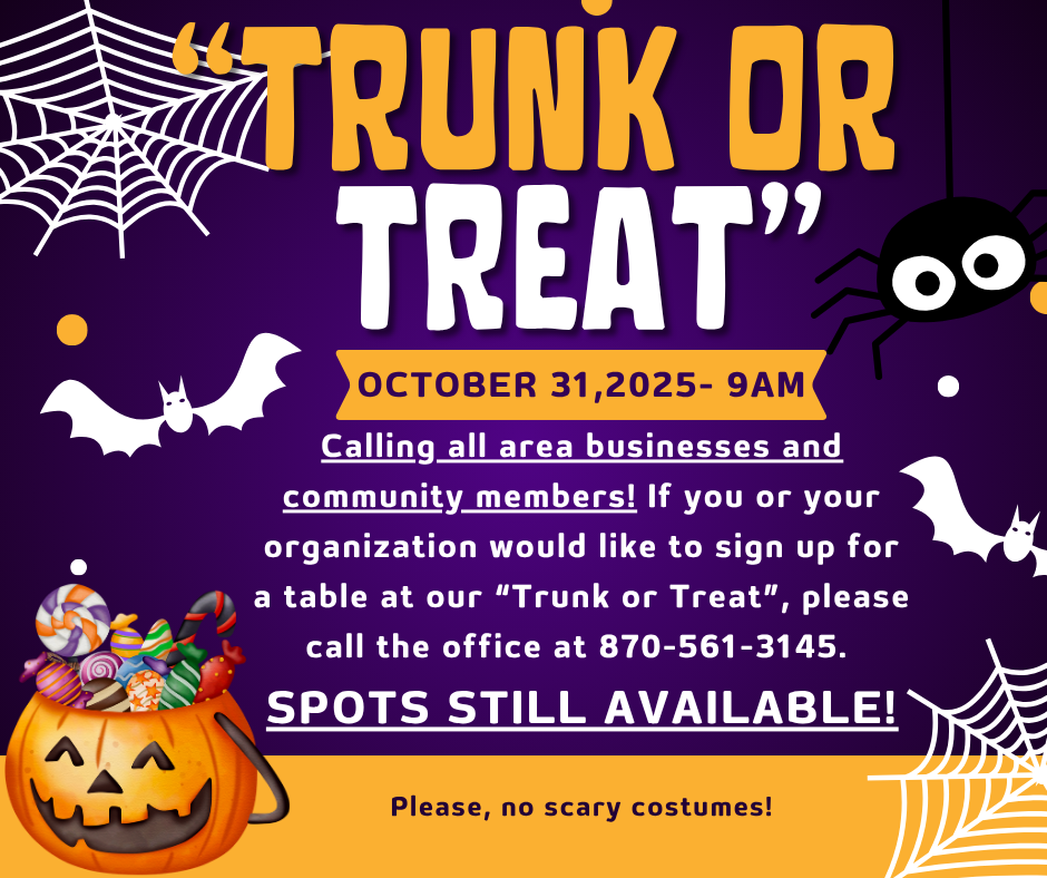 Purple background with spider webs, spider, white bats and jack'o' lantern full of Halloween Candy