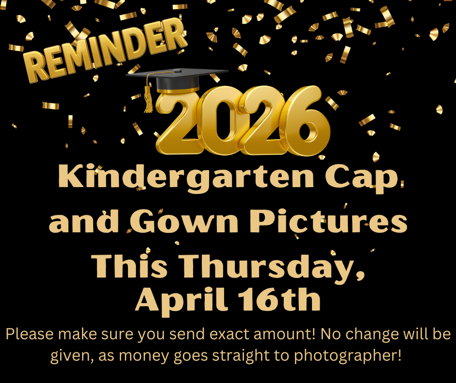 Black background with gold confetti, gold lettering and gold graduating class year with cap.