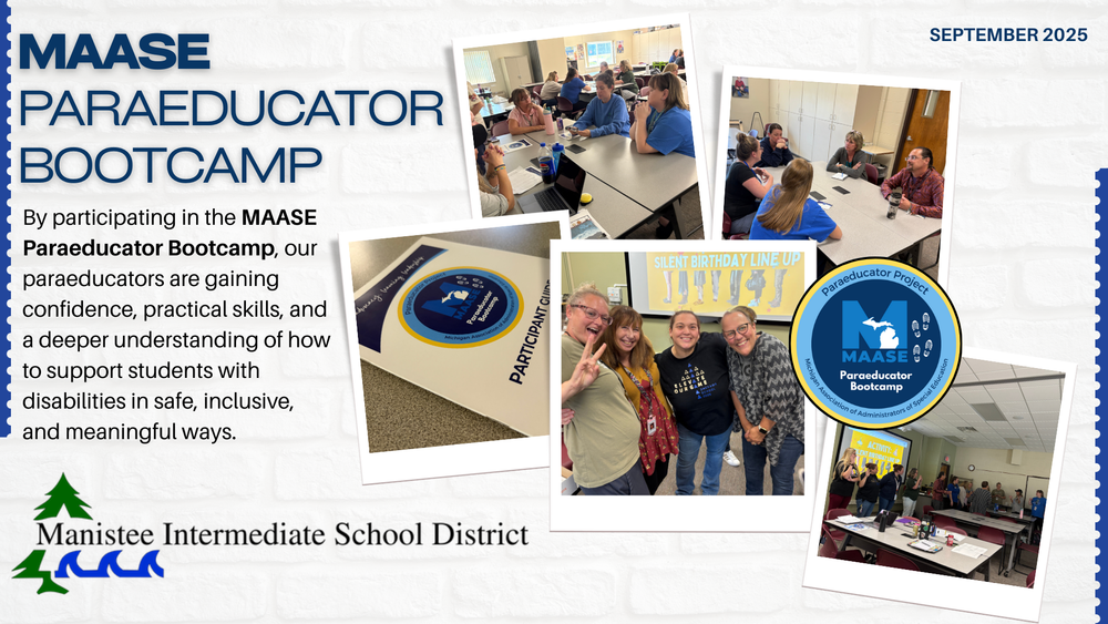 Photo collage of staff at the ISD for training