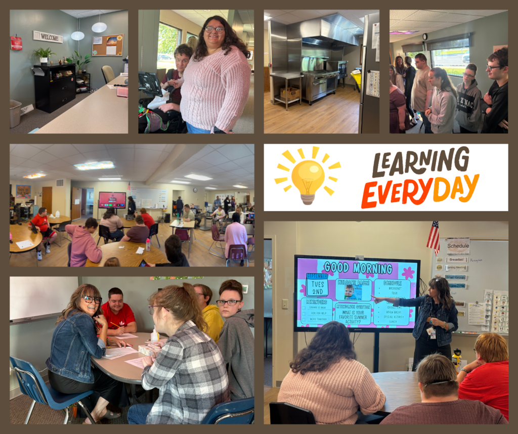 Collage of students in the Transition Program