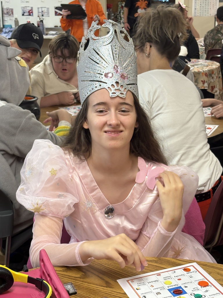 Student dressed up as a princess
