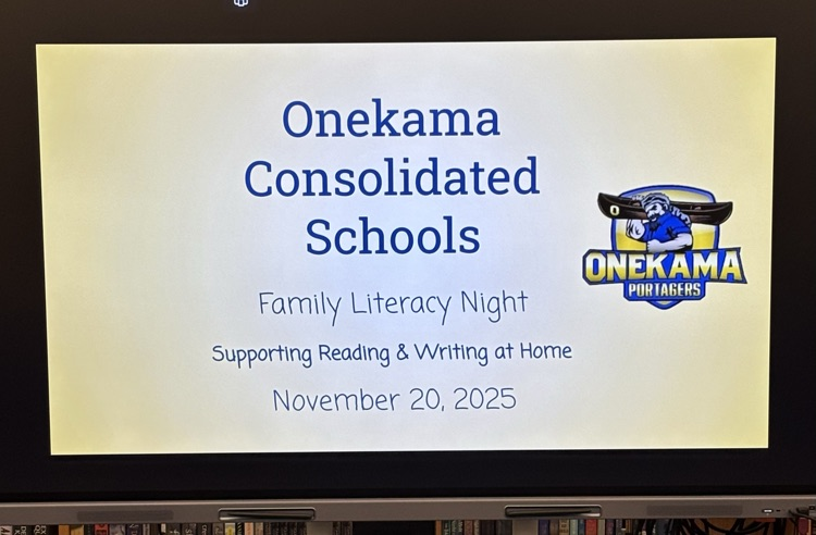 Onekama Schools Literacy Night