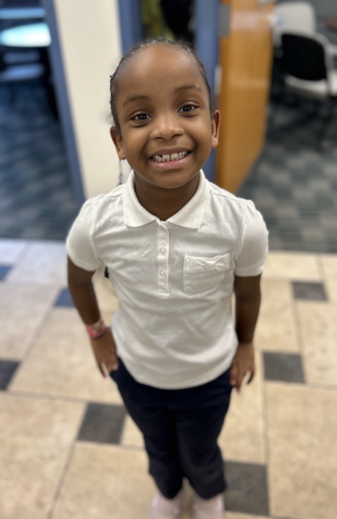 A student who won our Spartan Raffle last week!