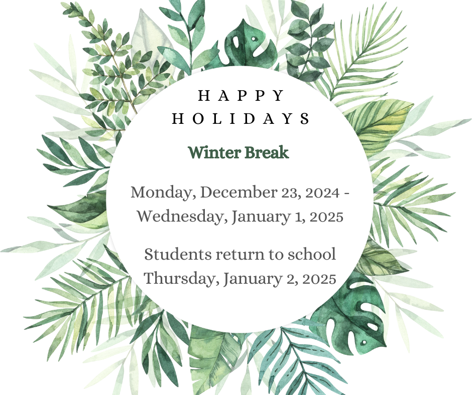 Winter Break information
