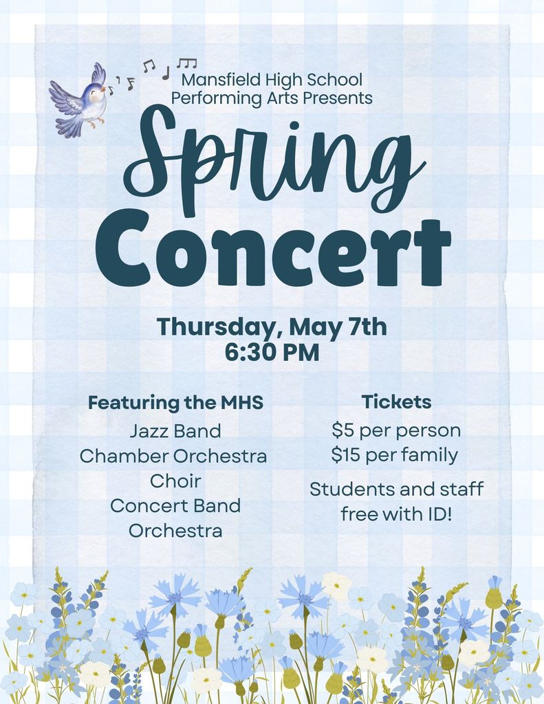 Info for spring concert