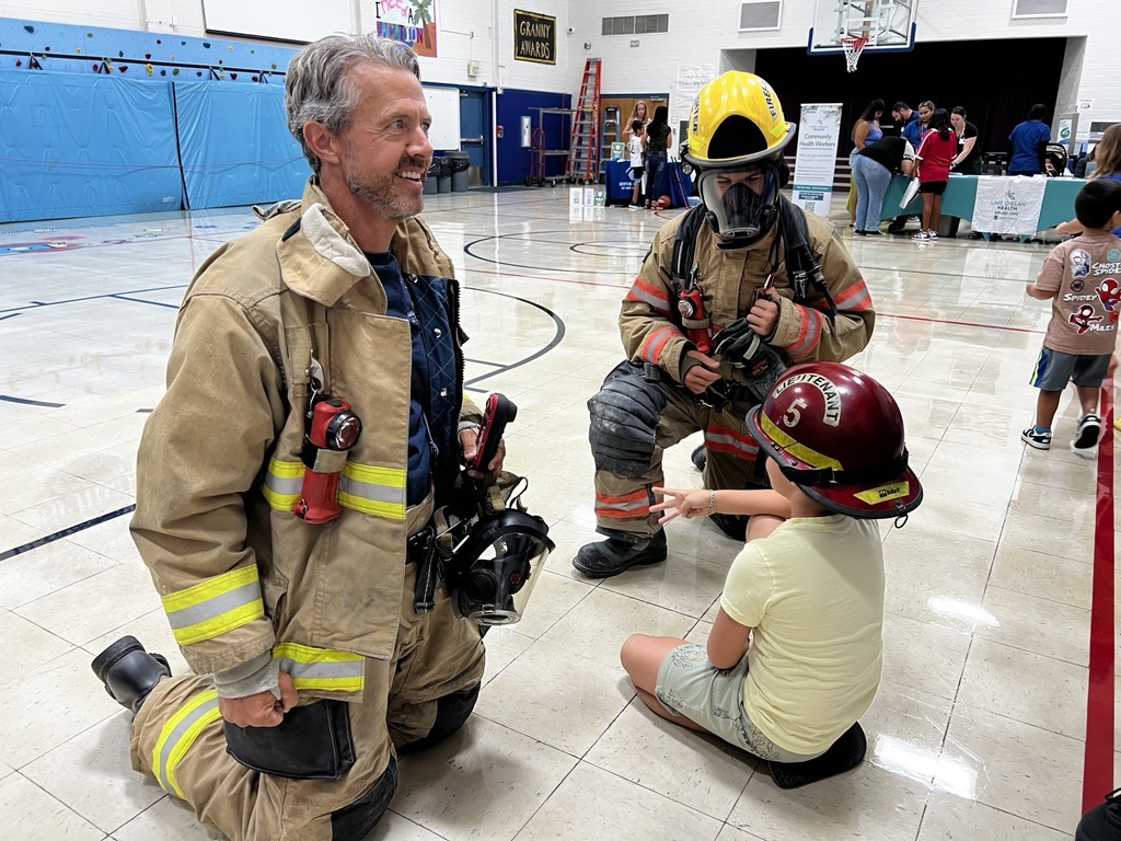Manson Firefighters with kids